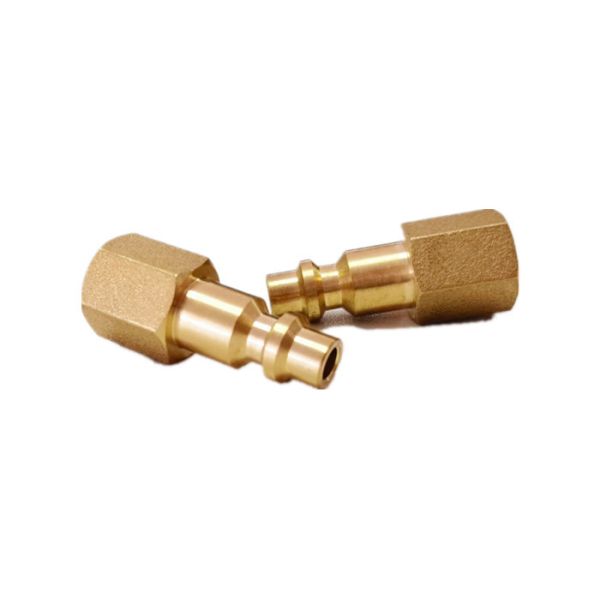 Brass Air Tool Fittings 1/4 NPT Male Plug Connector