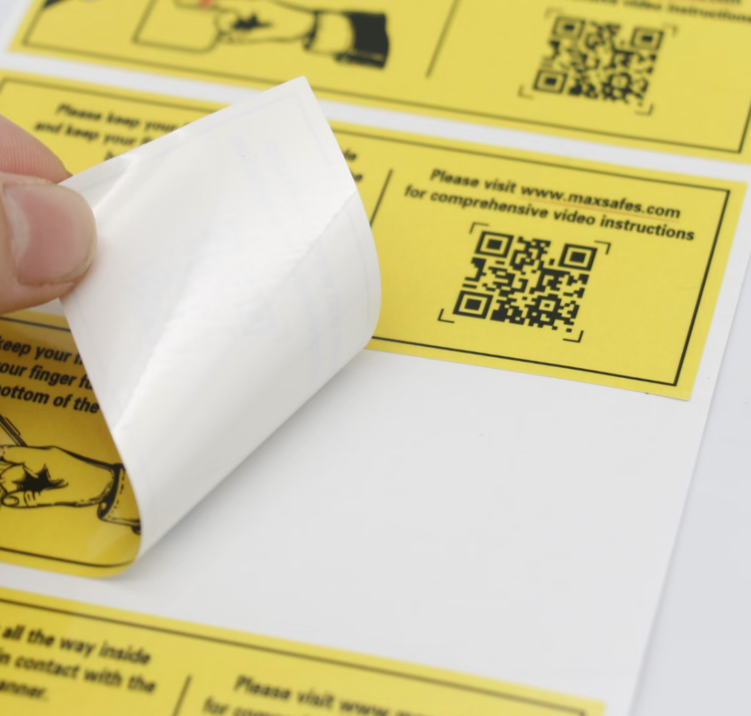 100% Virgin Wood Plup Yellow Glassine Adhensive Lable Sticker Paper