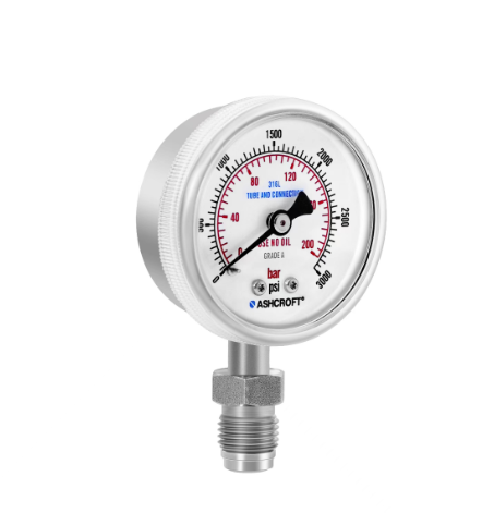 Stainless Steel Differential Pressure Gauge IP65 / IP67 For Industrial Process Control