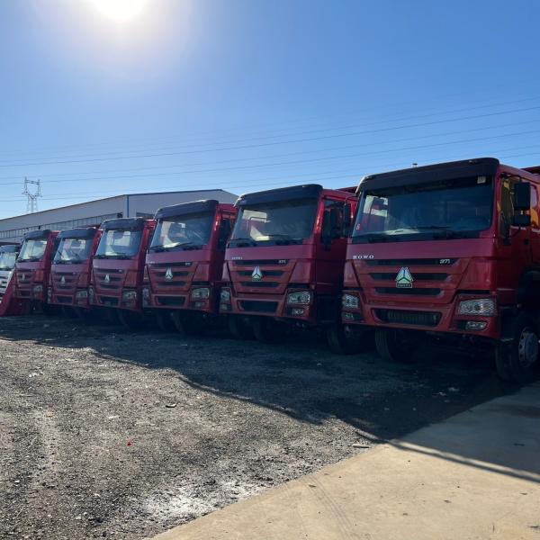                  Used HOWO Dump Truck Middle Lift HOWO 371 HOWO 375 6X4 8X4 Tipper Sinotruk Made in 2019             