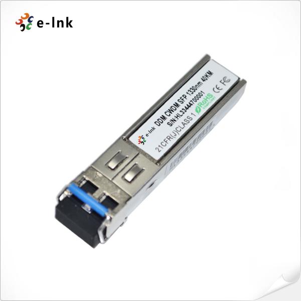 Módulo ótico video do transceptor 3G-SDI CWDM 1270~1610nm 40KM Digitas da fibra de SFP