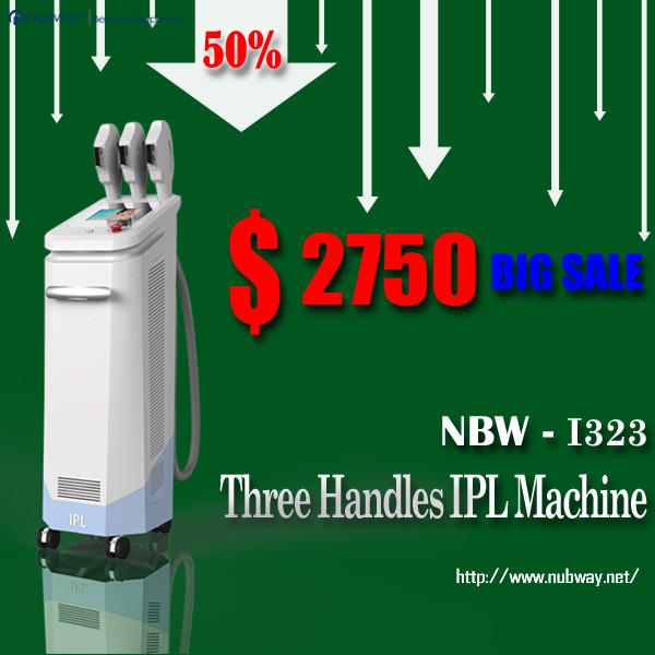 Bottom price for E light(ipl+RF) +IPL hair removal machine
