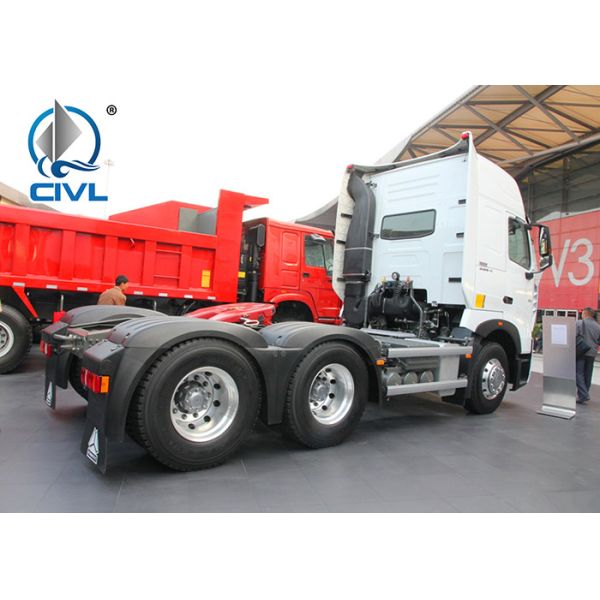Double Sleepers International Tractor Truck SINOTRUK HOWO A7 LHD 6X4 Euro2 420HP ZZ4257V3247N1B