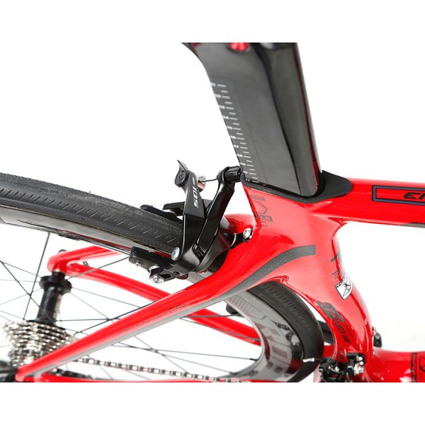 Groupset Carbon Fiber Road Bike With Carbon Wheels 4 Sealed Bearings