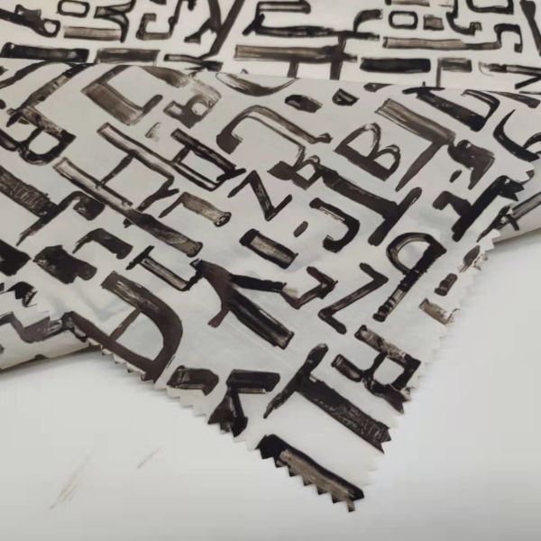 Нейлон 100% напечатал тефлон 15Dx15D 35gsm доказательства ткани Microfiber УЛЬТРАФИОЛЕТОВЫЙ