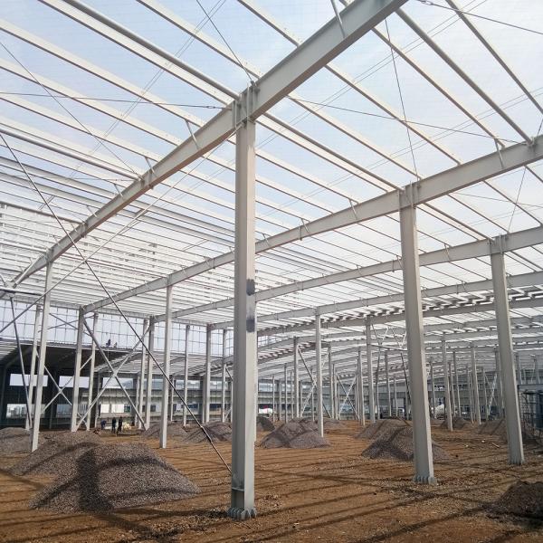 Durable Prefabricated Steel Warehouse , Prefab Metal Warehouse Building