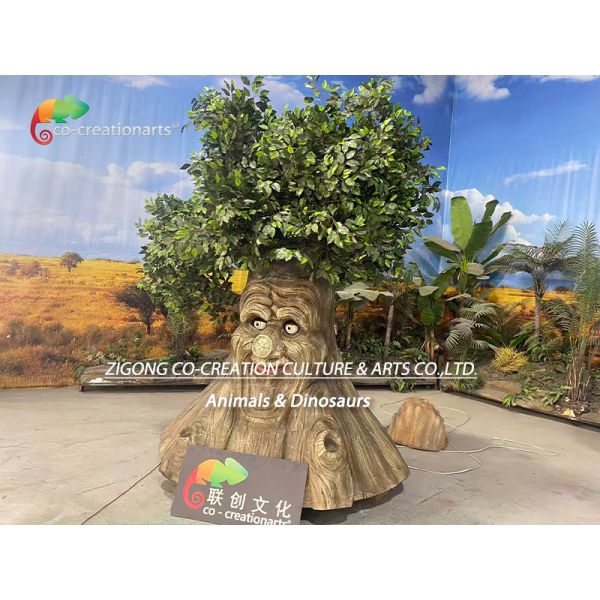 Realistic Animatronic Talking Tree Wise Mystical Tree Customized China Factory