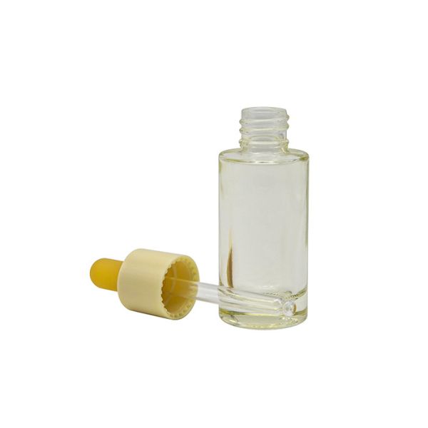 Non Spill 50ml Cosmetic 20-410 Glass Dropper Bottle