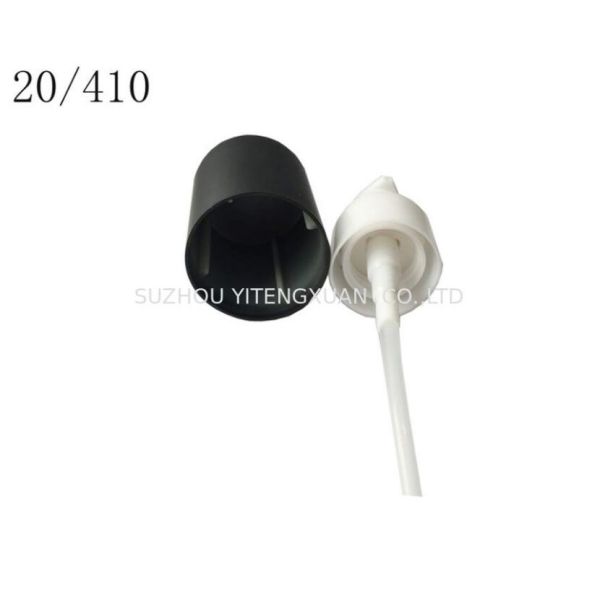 Plastic 20/410 Screw Lotion Soap Dispenser Pumps , Cosmetic Bottle Pump With Cap