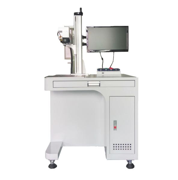 3D Fiber Laser Metal Engraving Marking Machine Desktop 50W On Electronics PP PE PVC