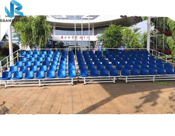 Iron Steel Portable Stadium Seats , Dismountable Outdoor Nationals Stadium Seating