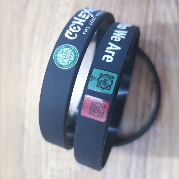 Custom Branded Logo Silicone Wrist Band Customized Rubber Bracelet for Festival Gifts