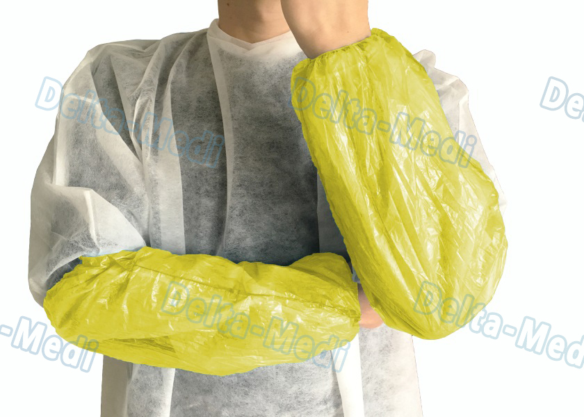 ПЭ крышки ботинка голубых медицинских пластиковых продуктов устранимое делает 15 см водостойким противоюзовых