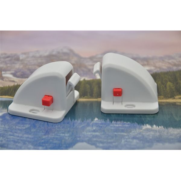 White Color Child Safety Cabinet Locks Prevent Babies From Eating Dangerous Medicine