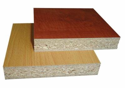Poplar Core Melamine Coated Particle Board / WBP Glue Laminated Particle Panels