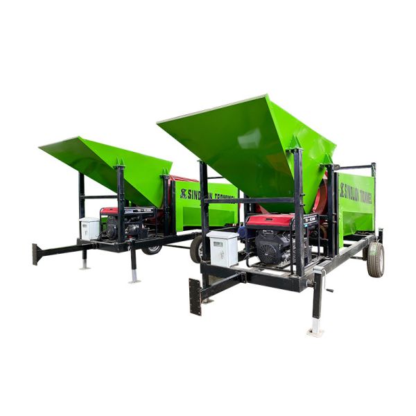Carbon Steel Heavy Duty Industrial Trommel Rotary Drum Screen Machine 500*500*550mm