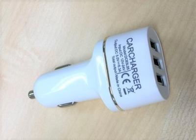 Fast Mobile Phone USB Car Charger 5V 6.3A With Tripple USB Port For iPhone 8