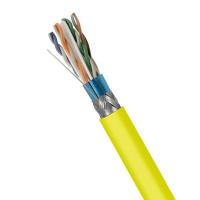 1000FT SFTP CAT6 Cable amarillo LSZH 23AWG Cable Lan 250MHz Cable Pleno