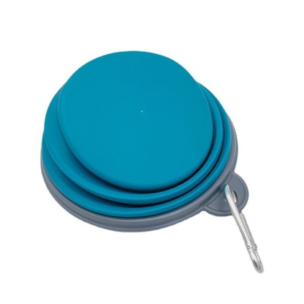 Портативный складывая силикон TPE утварей собачьей еды шаров фидера любимца