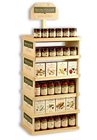 white powder coated 8pegs wire counter display rack