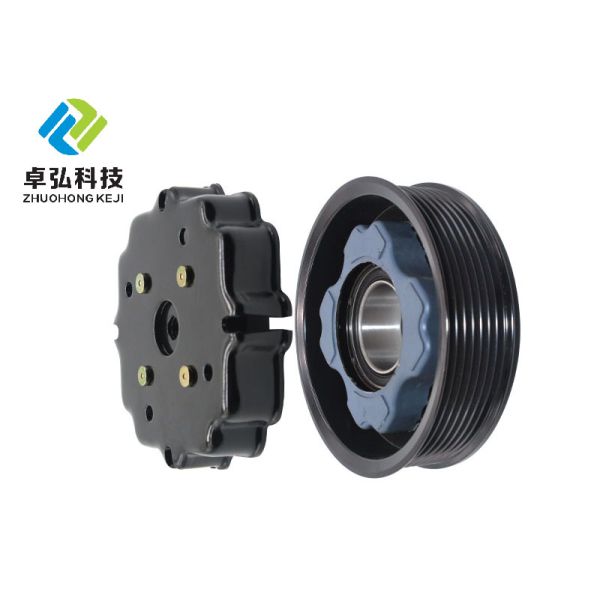 Car Fitment Audi 7SEU16C Auto AC Compressor Kit de embreagem de poleia 7PK 120MM 12V para A8 4.2