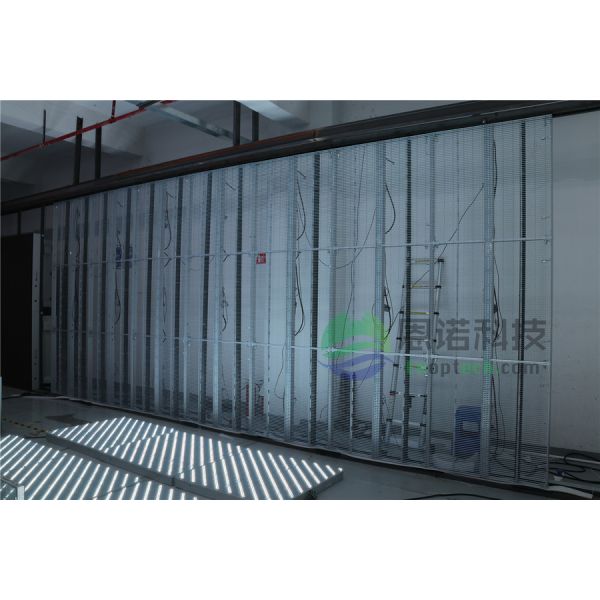 Energy Saving Commercial LED Screens For Shopping Mall Building Glass Wall