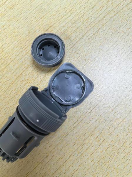 PP Float Vent Plug 75/92mm Grey Water-Saving Design for Forklift Battery Safe Venting