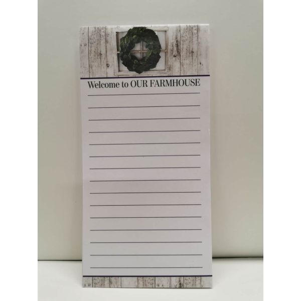 OEM Design Kitchen Notepad Printing With A Clay Coated News Back For Family