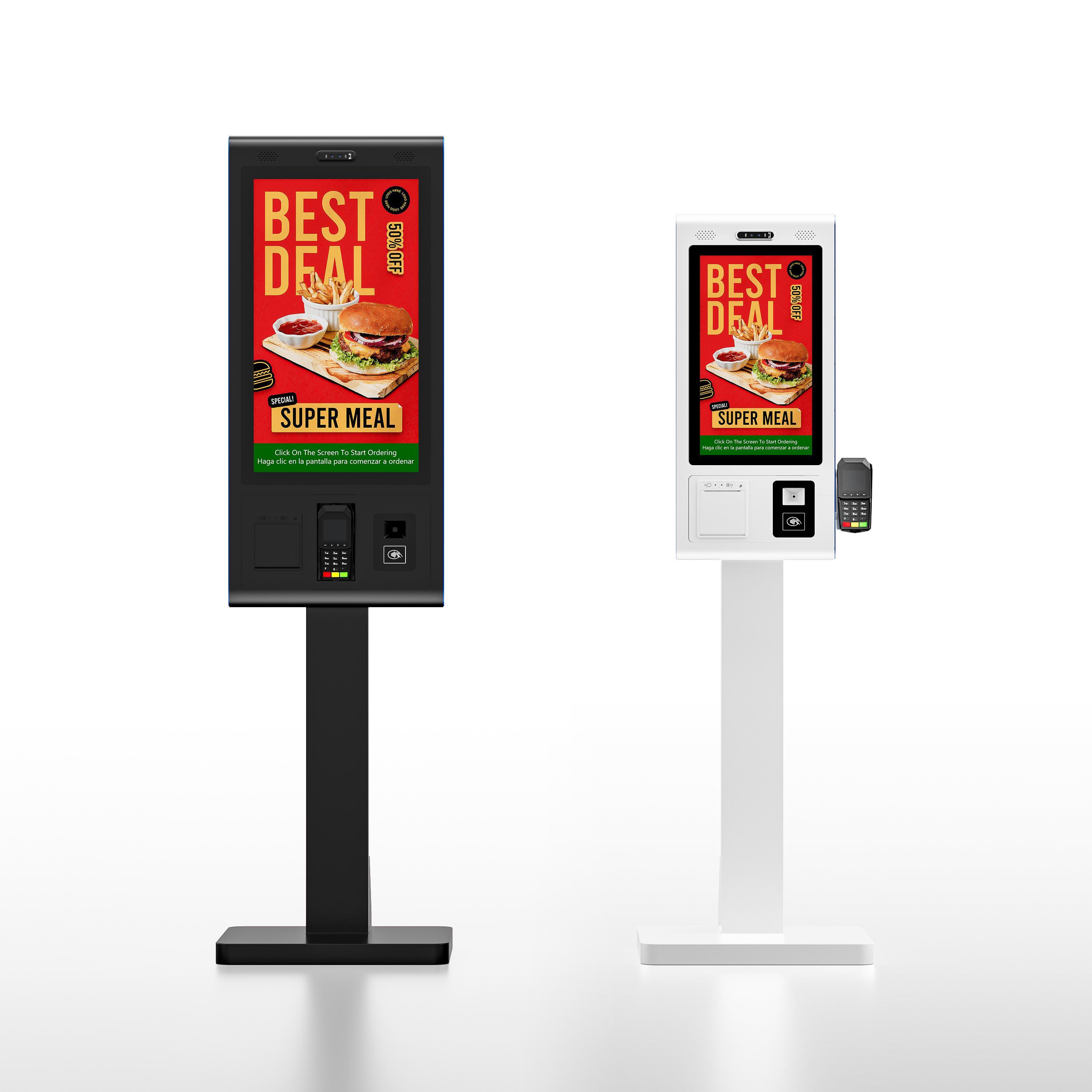 Self Service Kiosk 27 inch Floor-standing for Restaurant Dining ordering