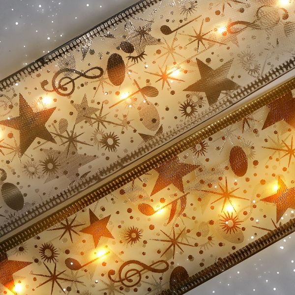 Большая светлая лента лопатка Золото-серая мягкая лента и стартовый свет для декорации вечеринки