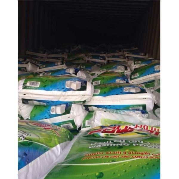 OEM high quality factory price blue strong perfumed washing powder in sachet