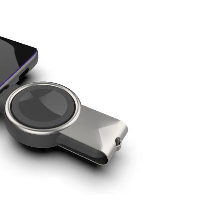 Black Samsung Watch Wireless Charger with USB Type C And Type A Input plug
