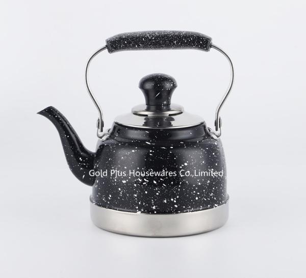 1L/1.5L/2L Home appliances safe and controllable stainless steel electric kettles with handle black color coffee pot