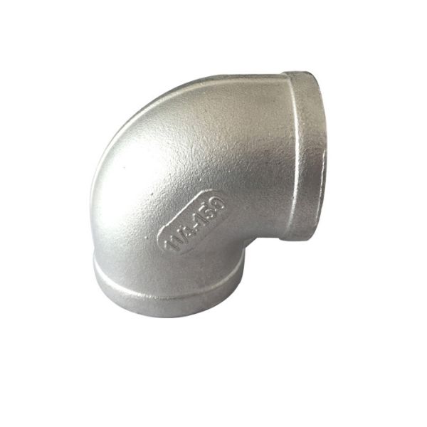 Astm Standard 304 Stainless Steel Pipe Fitting Bpt Or Npt Threaded Low Pressure Elbow