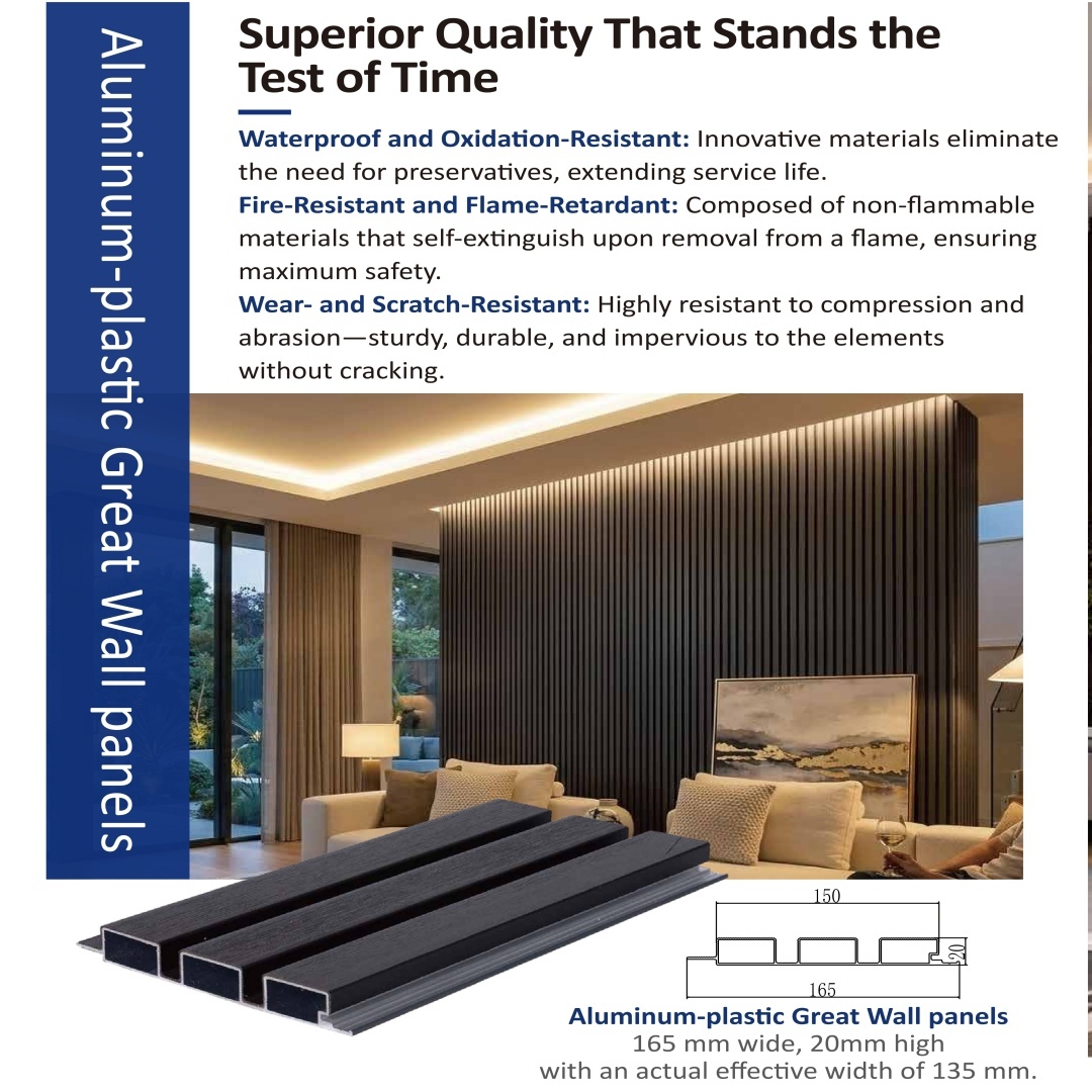 Recyclable Aluminum Great Wall Panel Durable Architectural Aluminum Panels