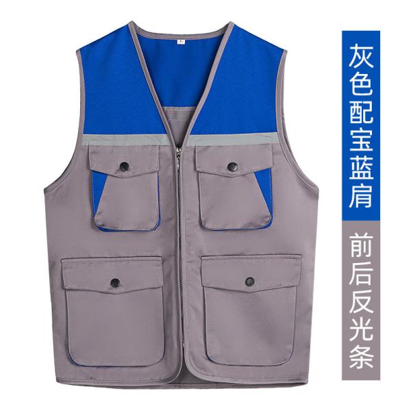 Reflective Safety Vest Customizable for Construction Work Uniform Worker Uniform Vest