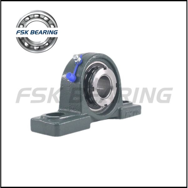 FSKG Brand UKP217+H2317 Pillow Block Mounted Bearings 75*187*310 mm With Adapter Sleeve