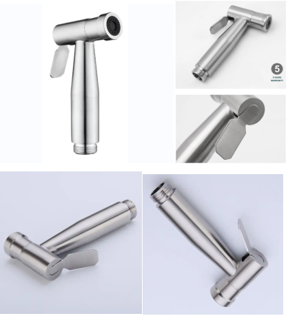 Нержавеющая сталь ручная автоматическая туалетная распылка бидеты очиститель распылитель с устойчивыми характеристиками