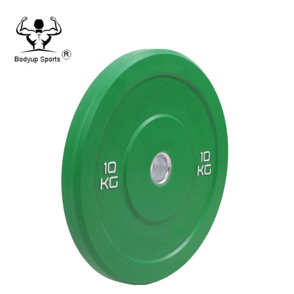 Pure Rubber Barbell Weight Plates , Crossfit Bumper Plates For Competition