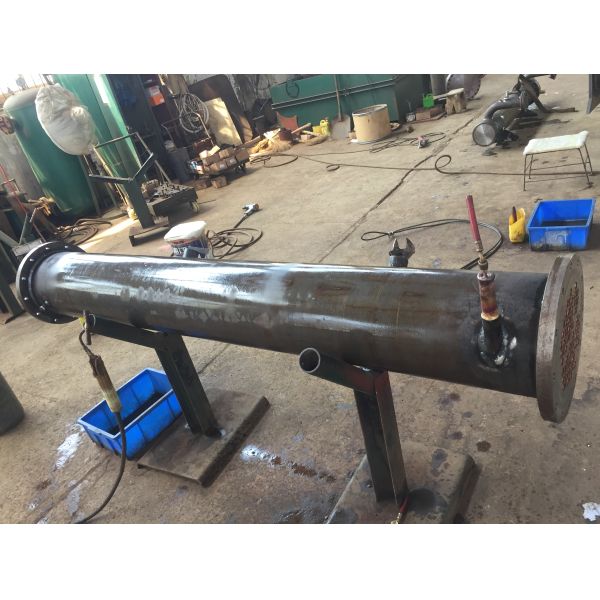 Copper - Nickel Alloy Tube Shell Heat Exchanger Water Cooling Evaporator