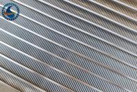 Soldadura de resistencia eléctrica ranurada de acero inoxidable de Vee Wedge Wire Screen Panels