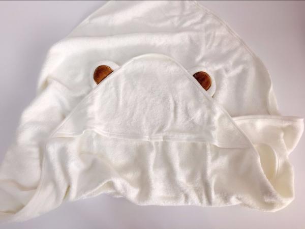 China Factory OEM service 100% organic bamboo fiber blanket baby hooded bath towel