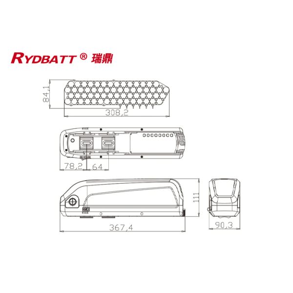 48V Electric Bicycle Battery Pack 18650 13S5P 13Ah 500 - 1000 Times
