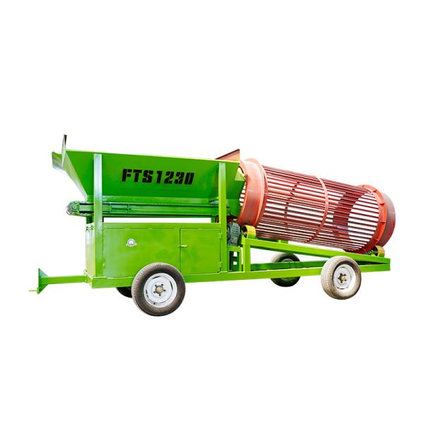Mobile Firewood Cleaner Trommel Screen Machine Discharge Size as Request Mobile Design