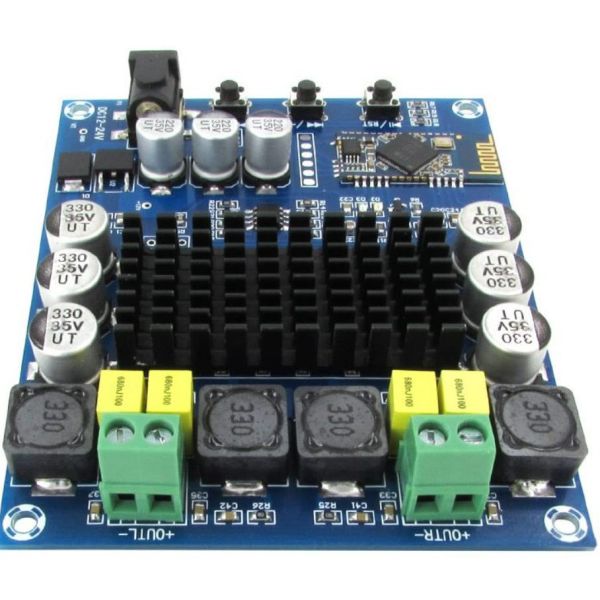 Dual Channel Digital Amplifier Audio Module with 100W*2 Output and BT 4.0 Bluetooth Connectivity
