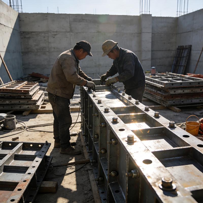 Galvanization Small Lightweight Steel Formwork For Concrete Structures