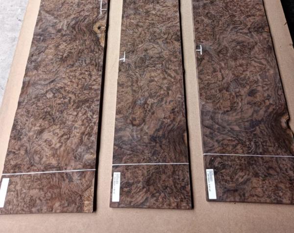 Length 20cm-2.7m Width 20cm-1.3m Walnut Burl Wood Veneer Sheets