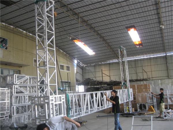 Толщина экрана 6x8 m 3mm СИД ферменной конструкции столба цели напольной рекламы алюминиевая