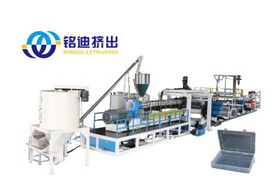 APET PETG CPET PLA Plastic Sheet Extrusion Line Twin Screw With SIEMENS Control System