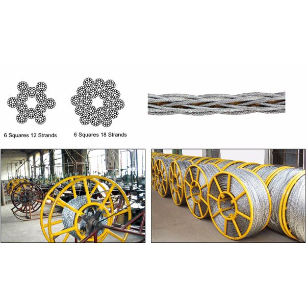 11mm Galvanized Anti Twist Braided Steel Wire Rope